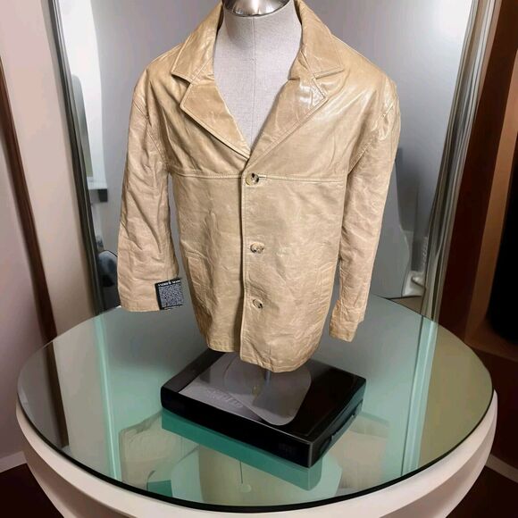 ANDREW MARC LEATHER JACKET SZ L